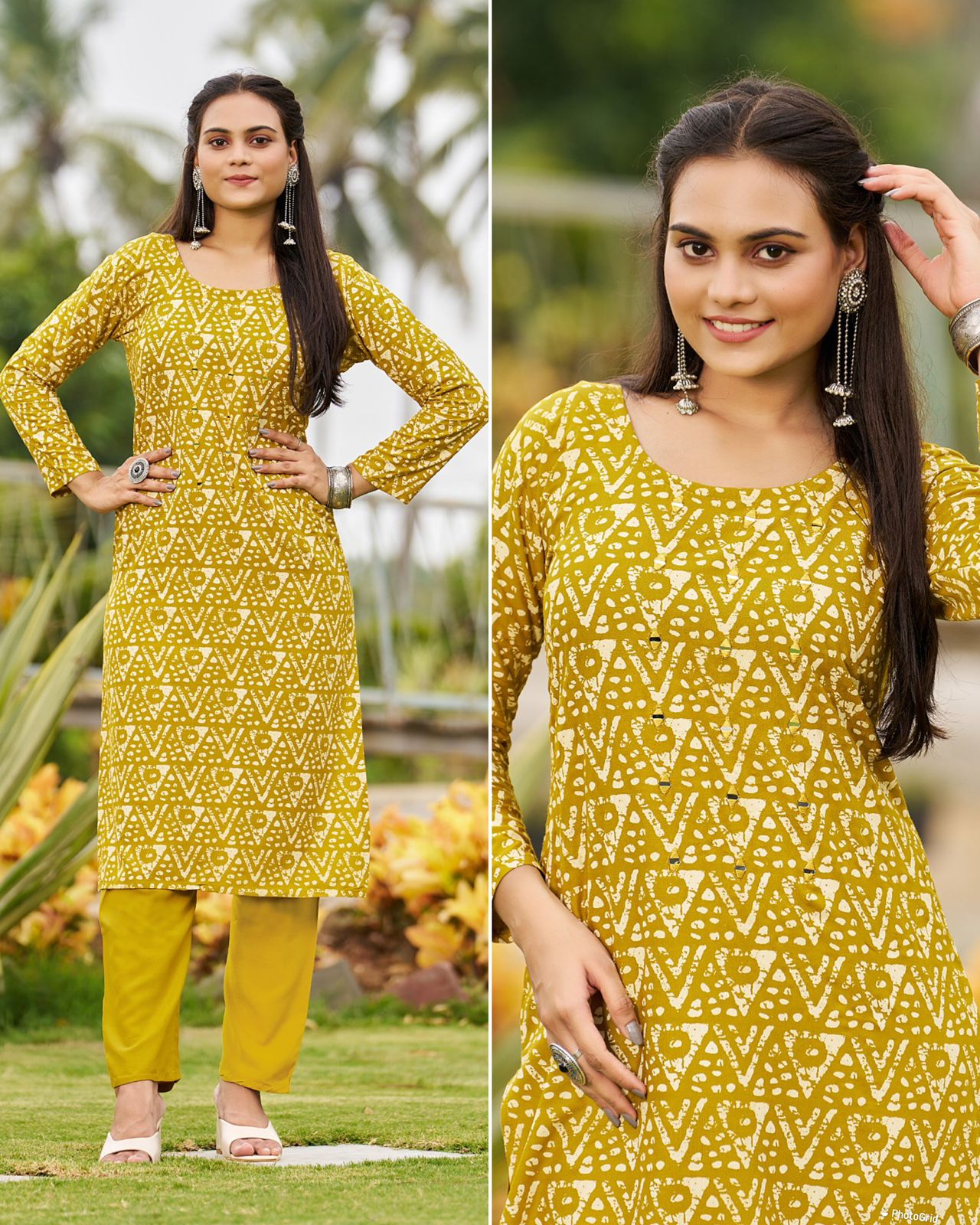 Sibori Vol1 Rayon Print Kurti And Pant Catalogue